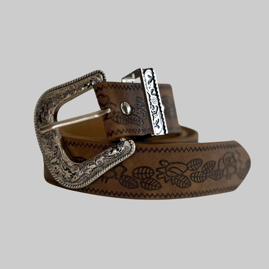 Floral Western Belt