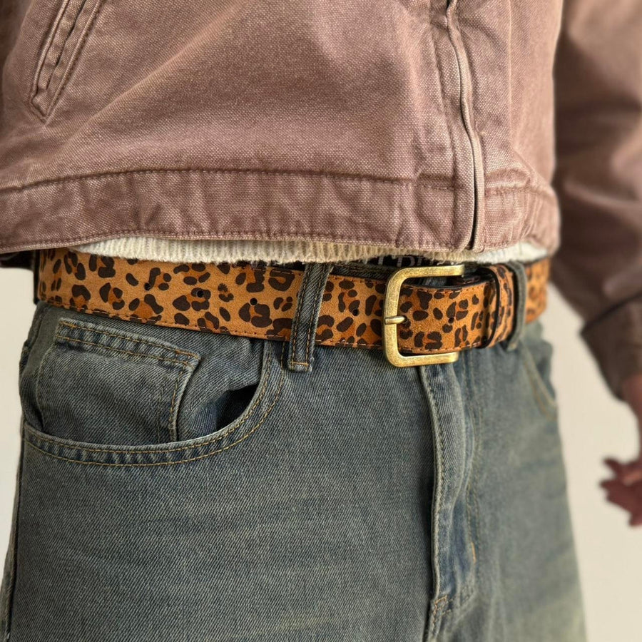 Leopard Print Belt
