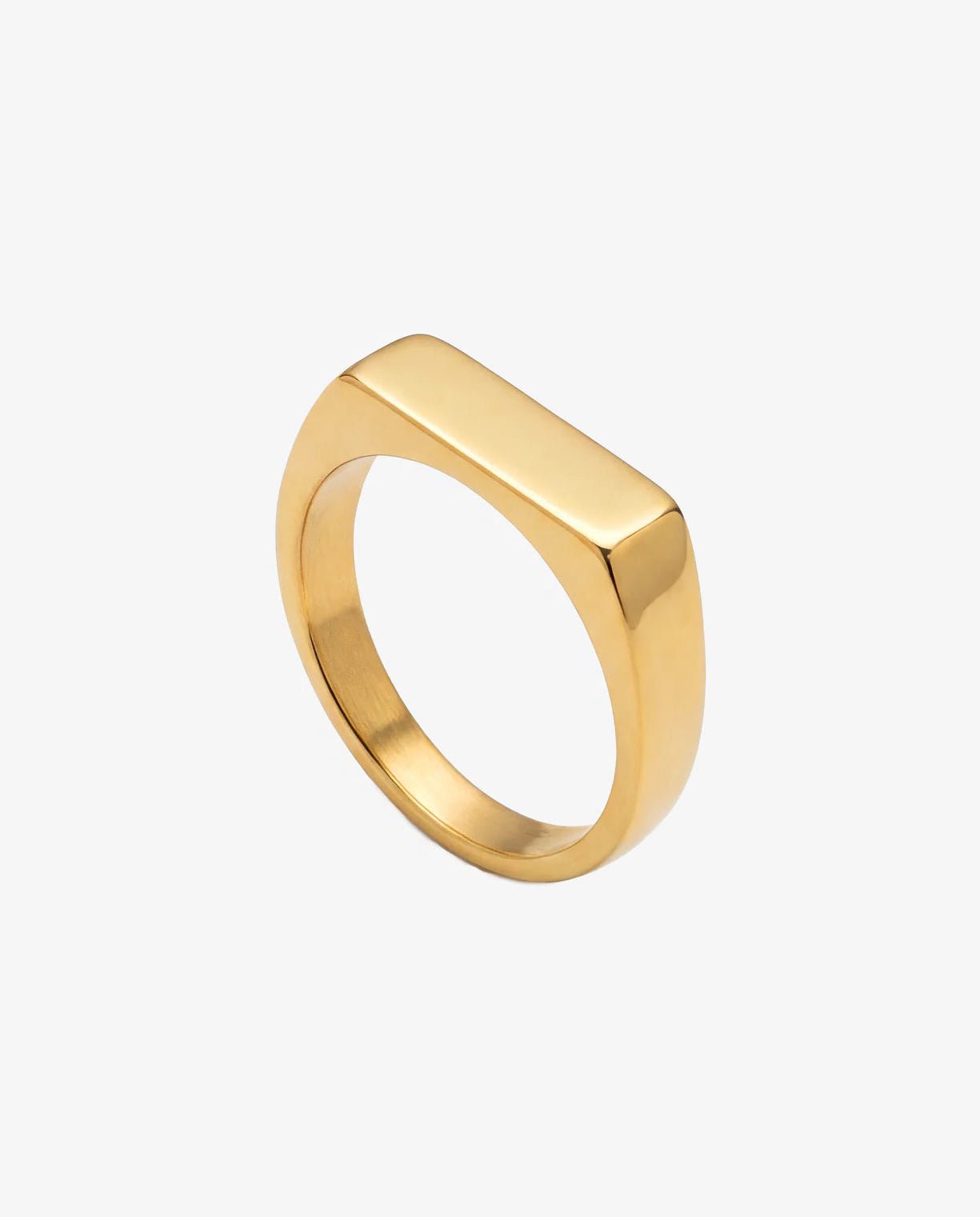 Gold Textured Block Ring (Copy) - Rynor